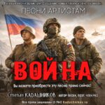Песня "Война" Автор Степан Кадашников. Поэт песенник. Стихи и песни о войне и СВО стихи для детей и взрослых Купить песни и треки онлайн магазин. Скачать бесплатно и без регистрации.